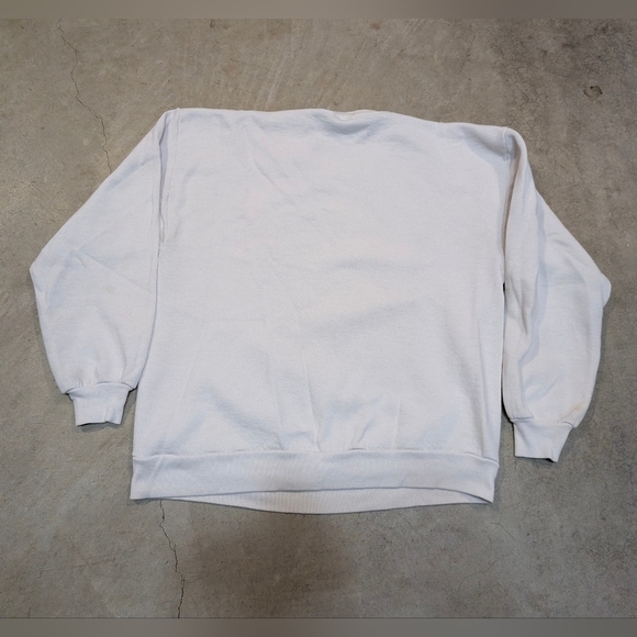 VTG 90s Disney Christmas Sweater Flaws Adult L West Virginia - Picture 6 of 7